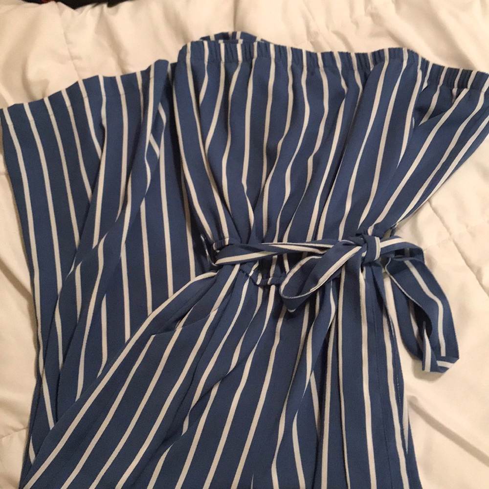 Forever 21 cropped jumpsuit